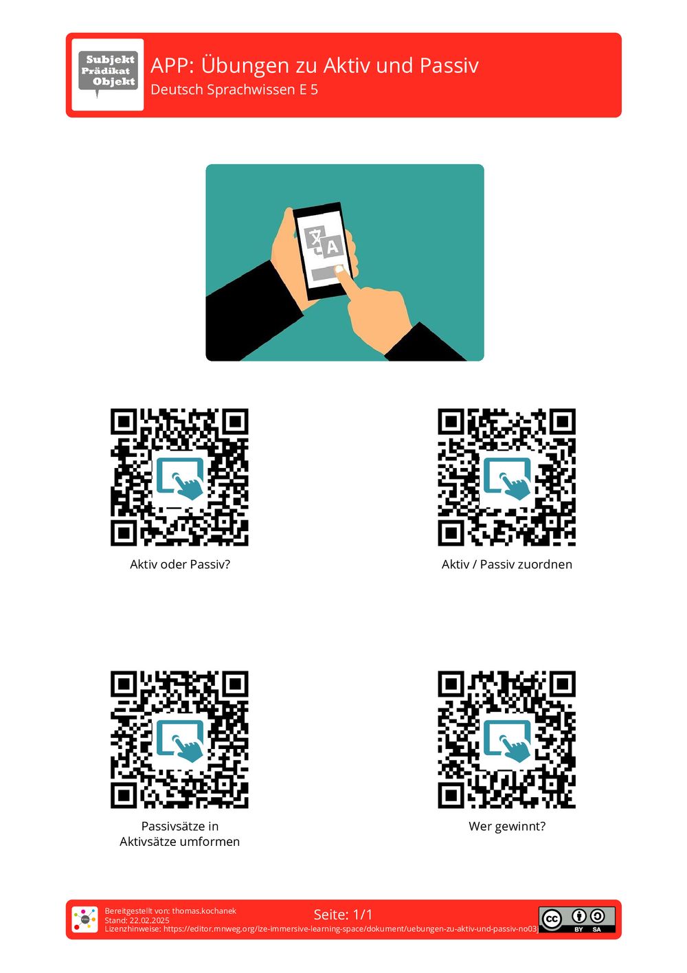 übungen Zu Aktiv Und Passiv Deutsch Arbeitsblatt - Übungen zu Aktiv und Passiv - Deutsch - Sprachwissen